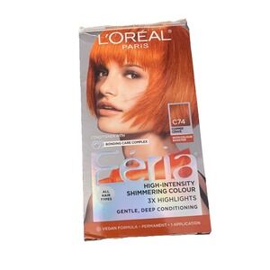 L'Oréal Feria C74 Intense Copper Permanent Hair Color Kit (K1816900)